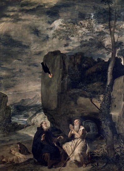 Vélazquez, Saint Antoine abbot and Saint Paul first hermit