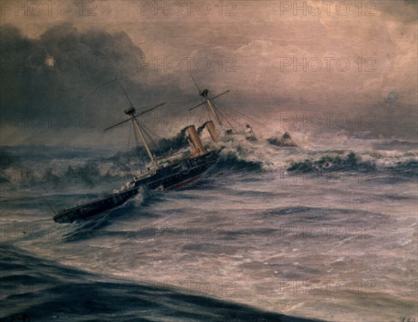 ABRIL SALVADOR
NAUFRAGIO DEL"REINA REGENTE"
MADRID, MUSEO NAVAL
MADRID