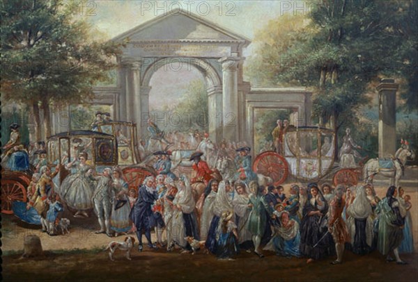 Paret y Alcazar, Fête dans le jardin botanique