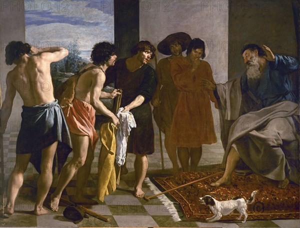 Velasquez, Jacob recevant la tunique de Joseph