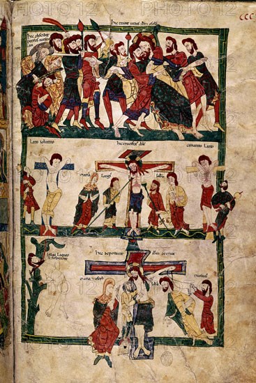 BIBLIA DE AVILA-  VIT-15-1 FOLIO 324- S XII - ROMANICO ESPAÑOL
MADRID, BIBLIOTECA NACIONAL
MADRID

This image is not downloadable. Contact us for the high res.