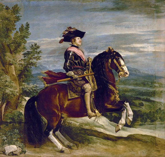 Velázquez, Equestrian portrait of Philip IV of Spain