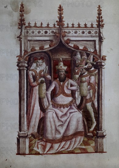 MSS 9267 RENE DE ANJOU REY DE NAPOLES FOLIO 70
MADRID, BIBLIOTECA NACIONAL
MADRID