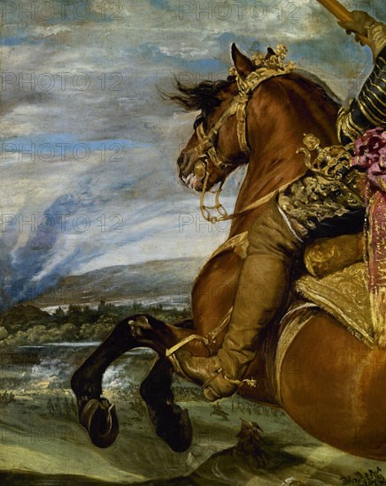 Velázquez, Gaspar de Guzman, count duke of Olivares (detail)