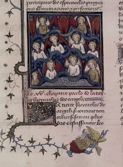 LIBRO DE LA PROPIEDAD DE LAS COSA -ANGELES-
Madrid, musée Lazaro Galdiano