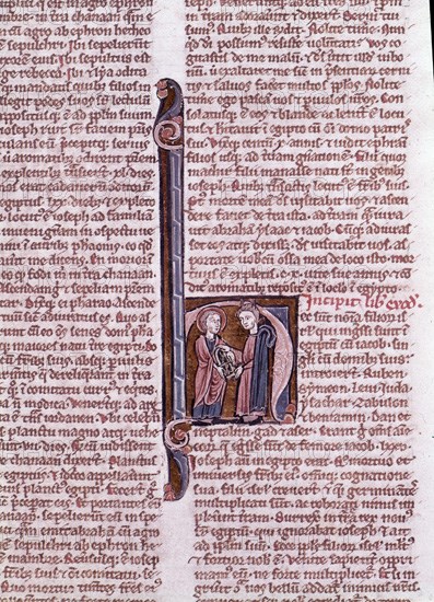 BIBLIA S XIII MS 553 MOISES CON LAS TABLAS LETRA H PG22
MADRID, BIBLIOTECA NACIONAL
MADRID