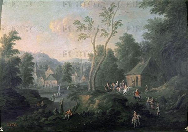 Jan Bruegel, Les archiducs à la chasse