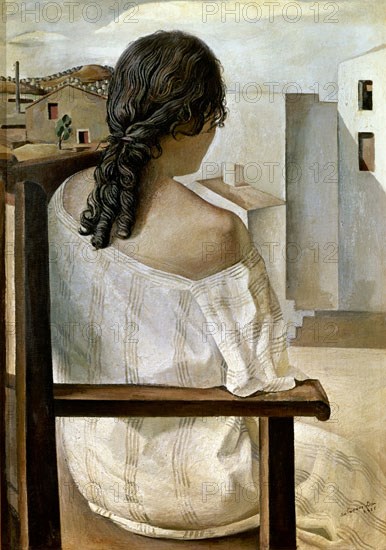 Dali, Jeune fille de dos