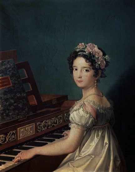 GONZALEZ VELAZQUEZ Z
HIJA TOCANDO EL PIANO
Madrid, musée Lazaro Galdiano