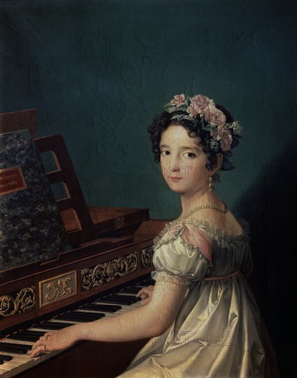 GONZALEZ VELAZQUEZ Z
HIJA TOCANDO EL PIANO
Madrid, musée Lazaro Galdiano