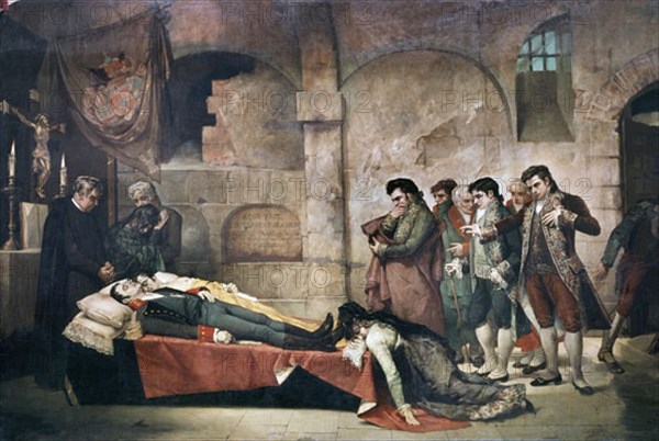 NIN Y TUDO JOSE
MUERTE DE DAOIZ Y VELARDE(1808),DE RODILLAS,NIÑA TUDO-VELATORIO EN S MARTIN
Madrid, public museum