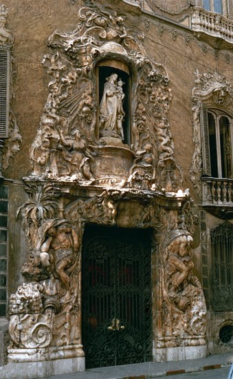 Vergara, Portail principal du palais du marquis Dos Aguas