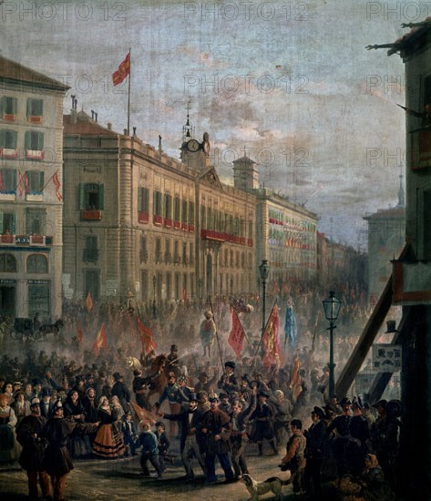 ATIENZA
RECIBIMIENTO EN LA PUERTA DEL SOL AL EJERCITO AFRICA-1860-ENCABEZADA POR EL GRAL O'DONNELL
MADRID, MUSEO ROMANTICO
MADRID