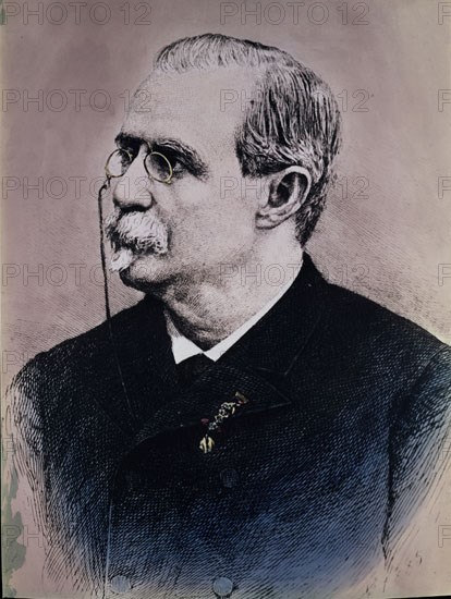 Portrait of Antonio Cánovas del Castillo