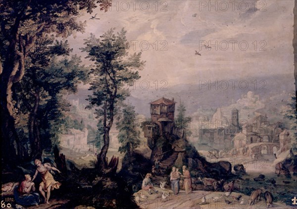 MIROU
PAISAJE 'ABRAHAM Y AGAR'
MADRID, MUSEO DEL PRADO-PINTURA
MADRID