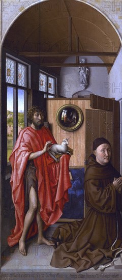 FLEMALLE MAESTRO DE 1378/1444
S JUAN BAUTISTA Y MAESTRO ENRIQUE DE WERT-AUTOR CONOCIDO TAMBIEN COMO ROBERT CAMPIN - NP1513
MADRID, MUSEO DEL PRADO-PINTURA
MADRID