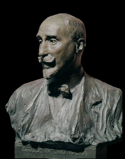 BENLLIURE MARIANO 1862/1947
BUSTO DE ANTONIO MAURA
MADRID, ACADEMIA DE LA LENGUA
MADRID