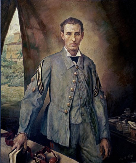IZQUIERDO VIVAS
SANTIAGO RAMON Y CAJAL CAPITAN MEDICO-HACIA 1874
MADRID, MUSEO DEL EJERCITO
MADRID