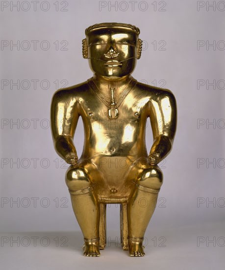 TESORO DE LOS QUIMBAYAS - CACIQUE DE ORO - COLOMBIA - 200-1000 DC
MADRID, MUSEO DE AMERICA
MADRID