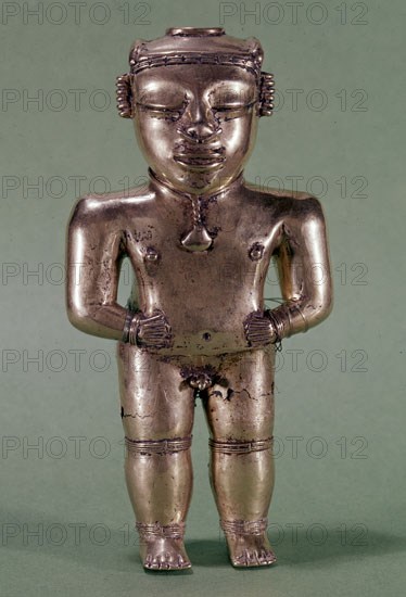 TESORO DE LOS QUIMBAYAS - FIGURA MASCULINA DE ORO - COLOMBIA - 200-1000 DC
MADRID, MUSEO DE AMERICA
MADRID