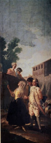 Goya, Soldier and woman