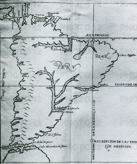 Carte du Détroit de Magellan