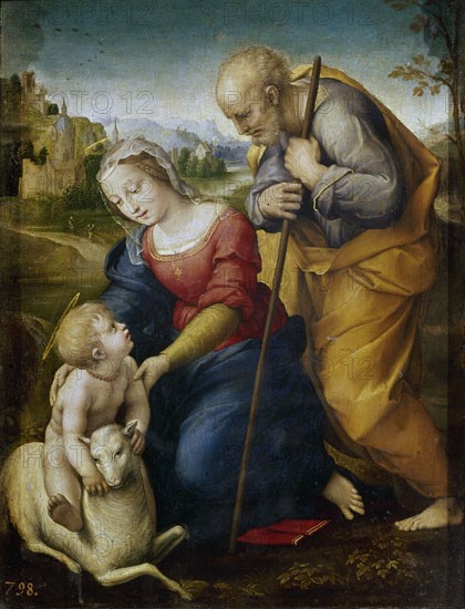 Raphael, The Holy Family with a Lamb