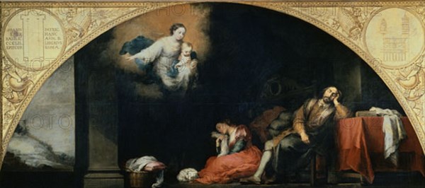 Murillo, Foundation of Santa Maria la Mayor in Rome -Patrician Juan dreaming