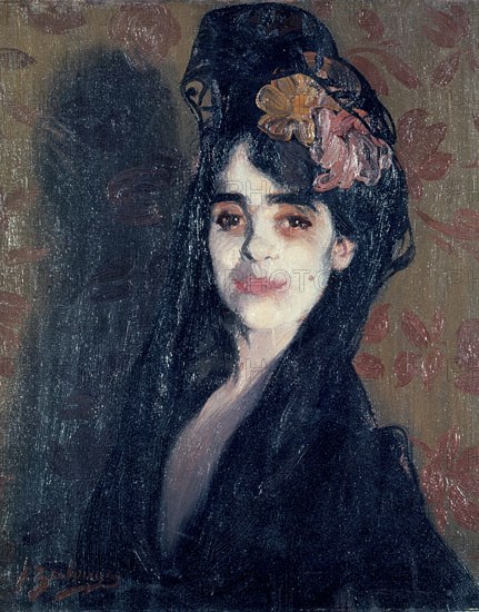 Zuloaga, La femme poudrée