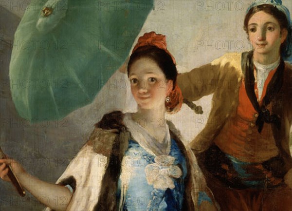 Goya, Le parasol (détail)