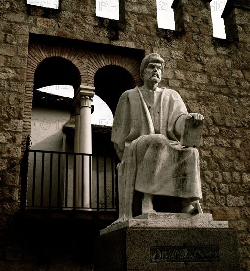 Monument representing Averroes, in Cordoba