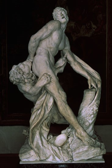 Puget, Marble sculpture - Milon of Crotona