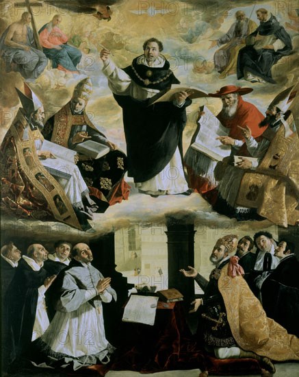 Zurbaran, Apotheosis of Saint Thomas of Aquin