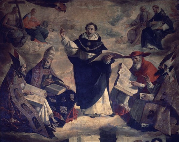 Zurbaran, Apothéose de Saint Thomas d'Aquin