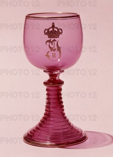 Verre de la cristallerie d'Isabelle II