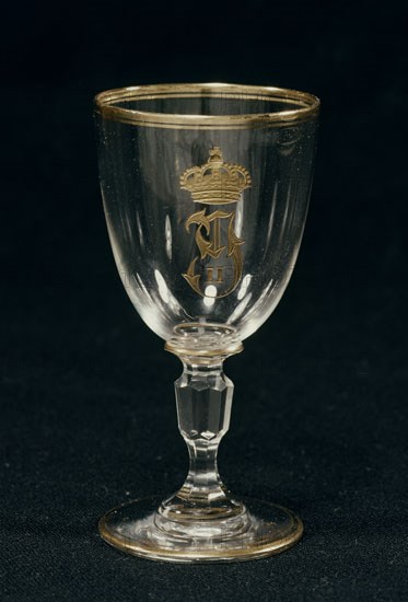 Verre de la cristallerie d'Isabelle II