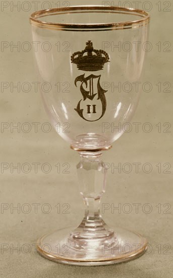 Verre de la cristallerie d'Isabelle II