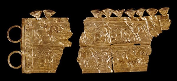 Fragments of a diadem from Ribadeo