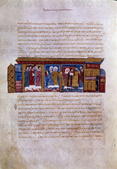Skylitzes, Matritensis Chronique - Couronnement