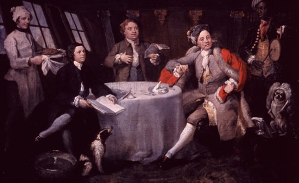 Hogarth, George Graham in his cabin