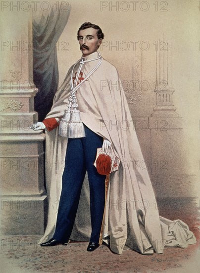 Chevalier de l'Ordre de Santiago en costume de cérémonie