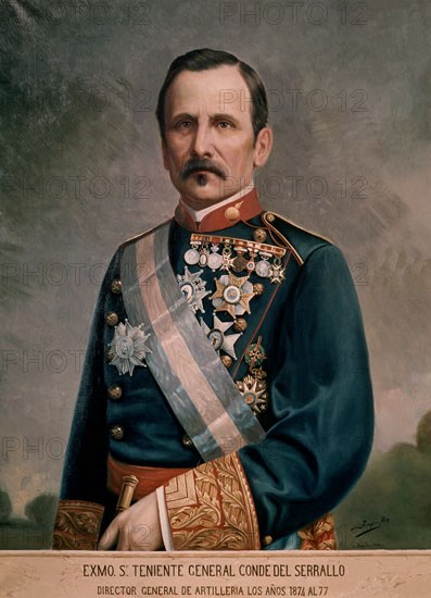 REY JOAQUIN
EXCMO SR TENIENTE GENERAL CONDE DEL SERRALLO EN 1909-DIRECTOR GENERAL DE ARTILLERIA DE 1874/77
MADRID, MUSEO DEL EJERCITO
MADRID