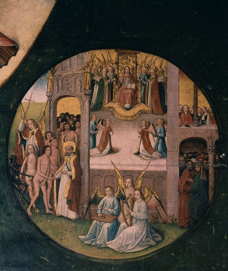 Bosch, Tray of the Seven Deadly Sins (detail)