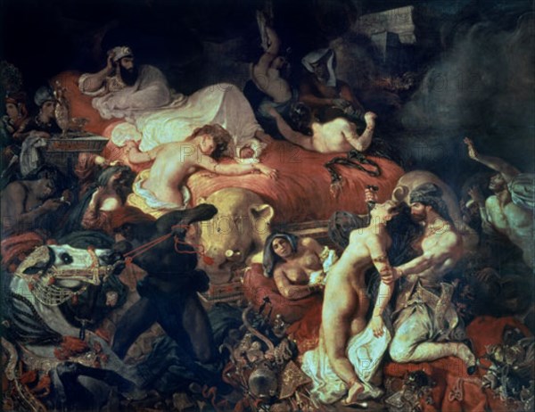 Delacroix, La mort de Sardanapale