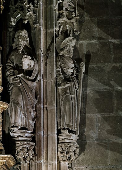 CAPILLA DEL CONDESTABLE - IMAGEN DE SANTIAGO - S XVI
BURGOS, CATEDRAL-INTERIOR
BURGOS