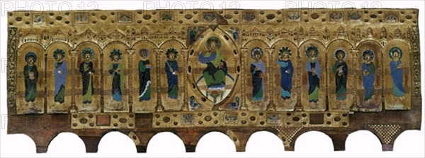 FRONTAL DE SILOS-1150/60-ESMALTE DE LIMOGES-ARTES SUNTUARIAS-ROMANICO
BURGOS, MUSEO DE BURGOS
BURGOS
This image is not downloadable. Contact us for the high res.