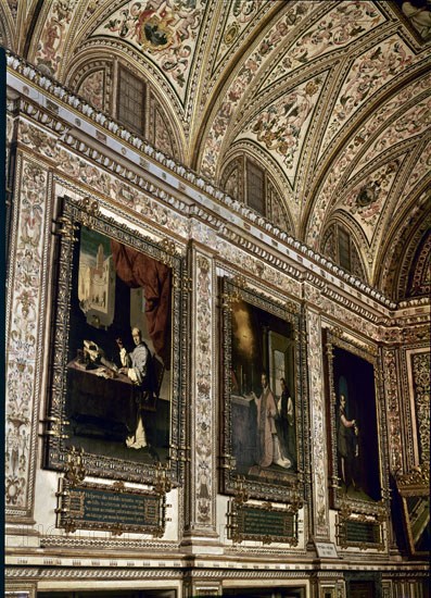 Guadalupe monastery's sacristy in Spain