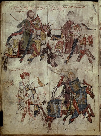 LIBRO DE LOS CABALLEROS DE LA ORDEN DE SANTIAGO - 1361 - FOLIO 43 V - CASTRO DOVARCO - GONZALEZ FRIA
BURGOS, ARCHIVO MUNICIPAL
BURGOS
