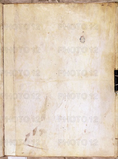 LIBRO DE LOS CABALLEROS DE LA ORDEN DE SANTIAGO - 1361 - FOLIO 48 V - PAGINA EN BLANCO
BURGOS, ARCHIVO MUNICIPAL
BURGOS