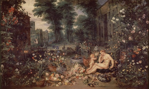 Jan Bruegel, dit de Velours
1568-1625
Les cinq sens - L'odorat
1617-18
Baroque flamand
Huile sur toile
65x109
Madrid, musée du Prado